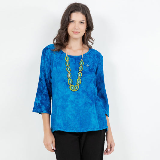 Leah Tuxedo Top with New Colors! 100% Cotton Gauze