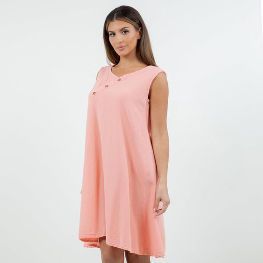 Hailey Dress 100% Cotton Gauze