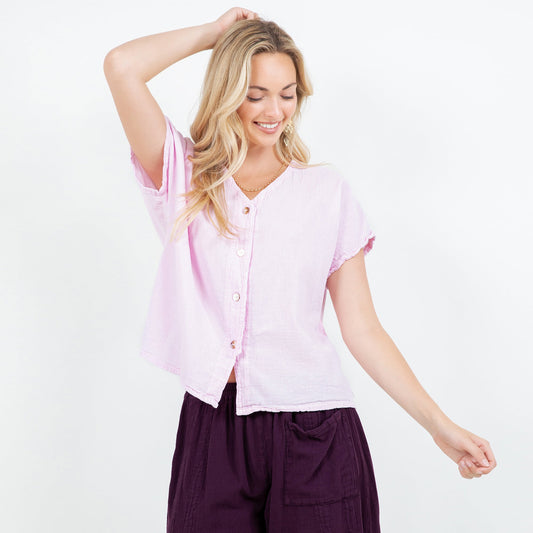 Constance Top -100% Cotton Gauze - New Colors!