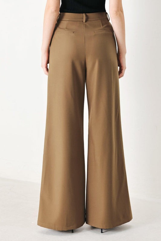 RICH SILHOUETTE WOVEN PANTS