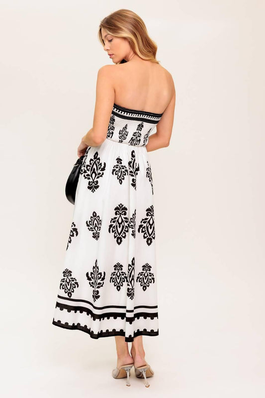 MYSTIC TWILIGHT WOVEN MDI DRESS