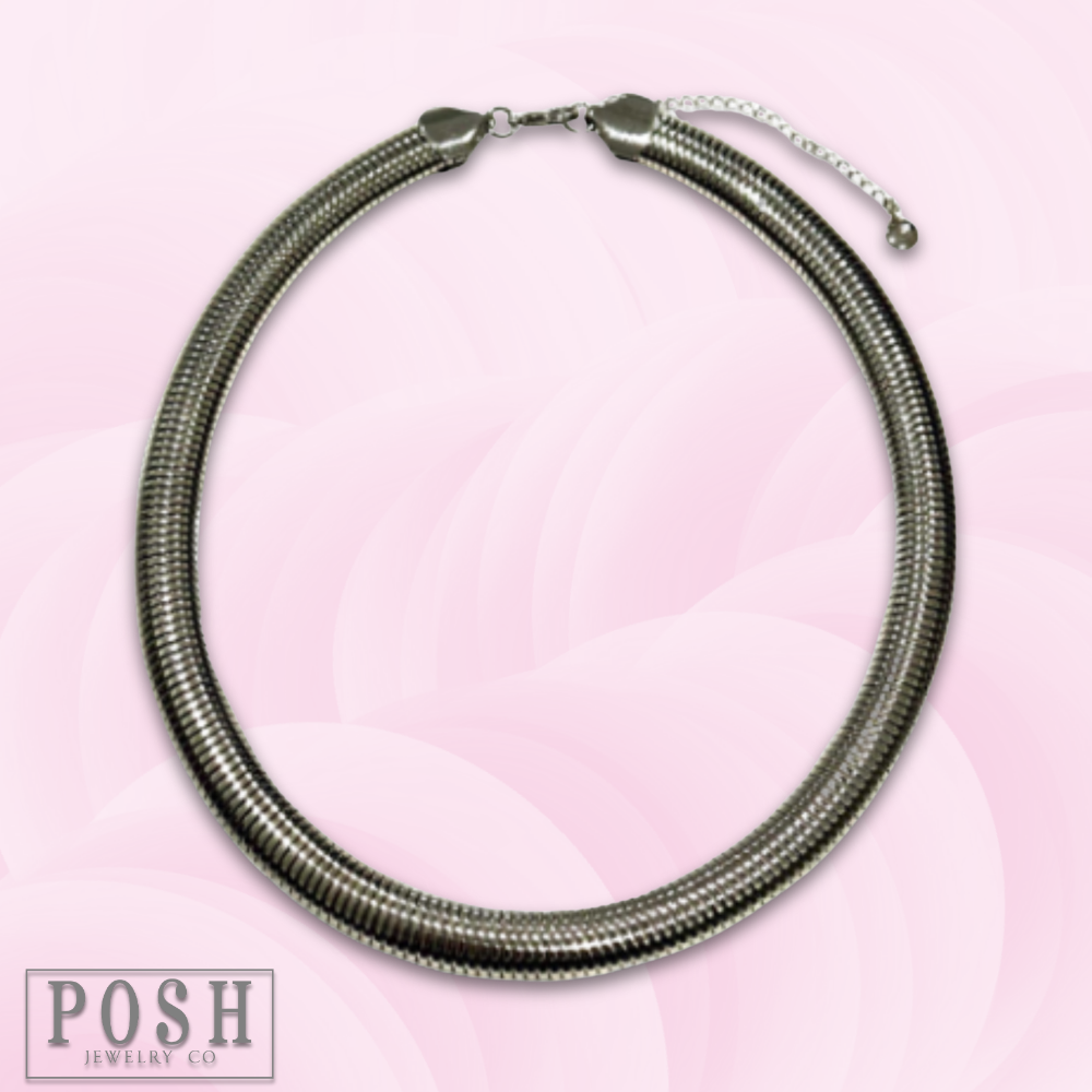 Flex chain collar necklace