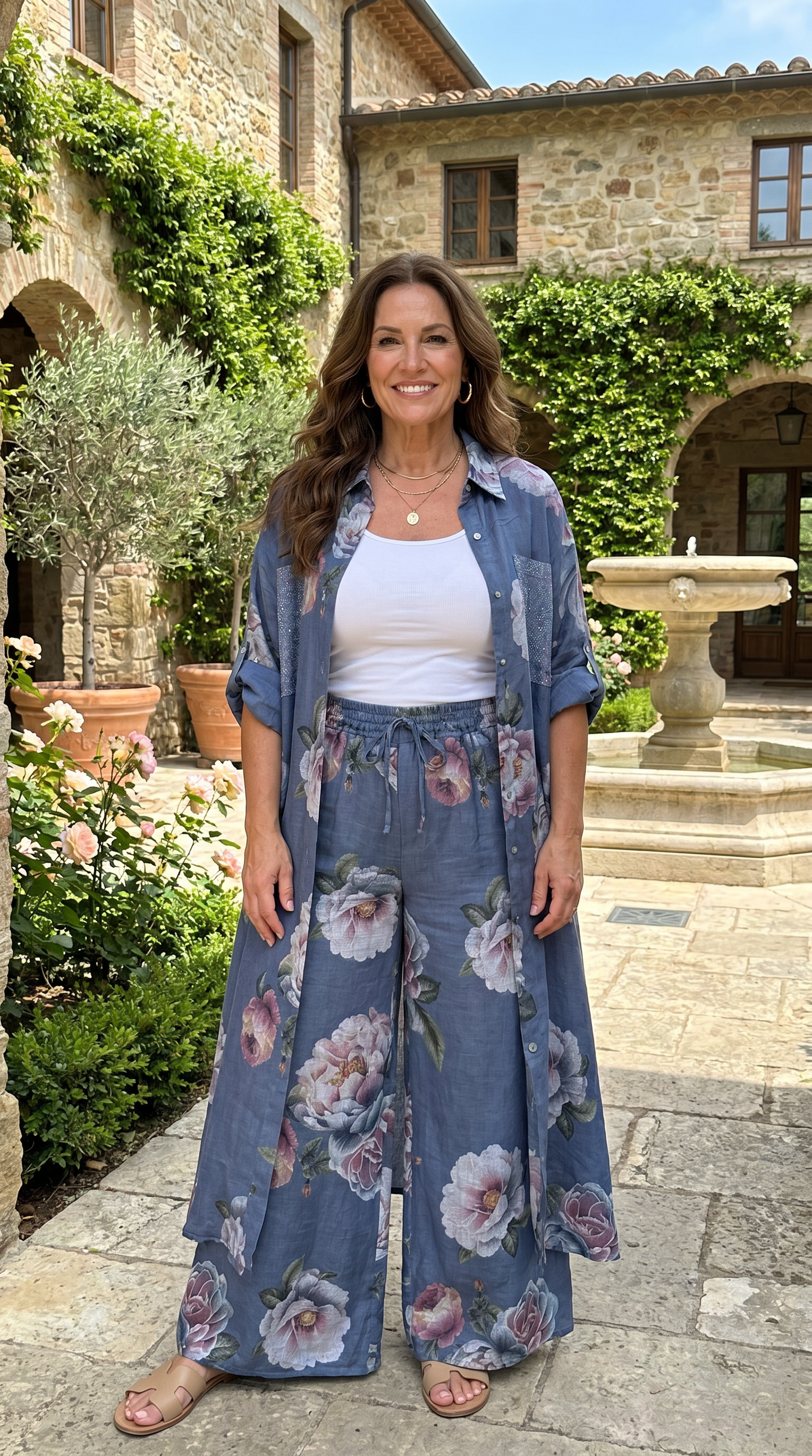 Italian Portofino Luxury Linen Set