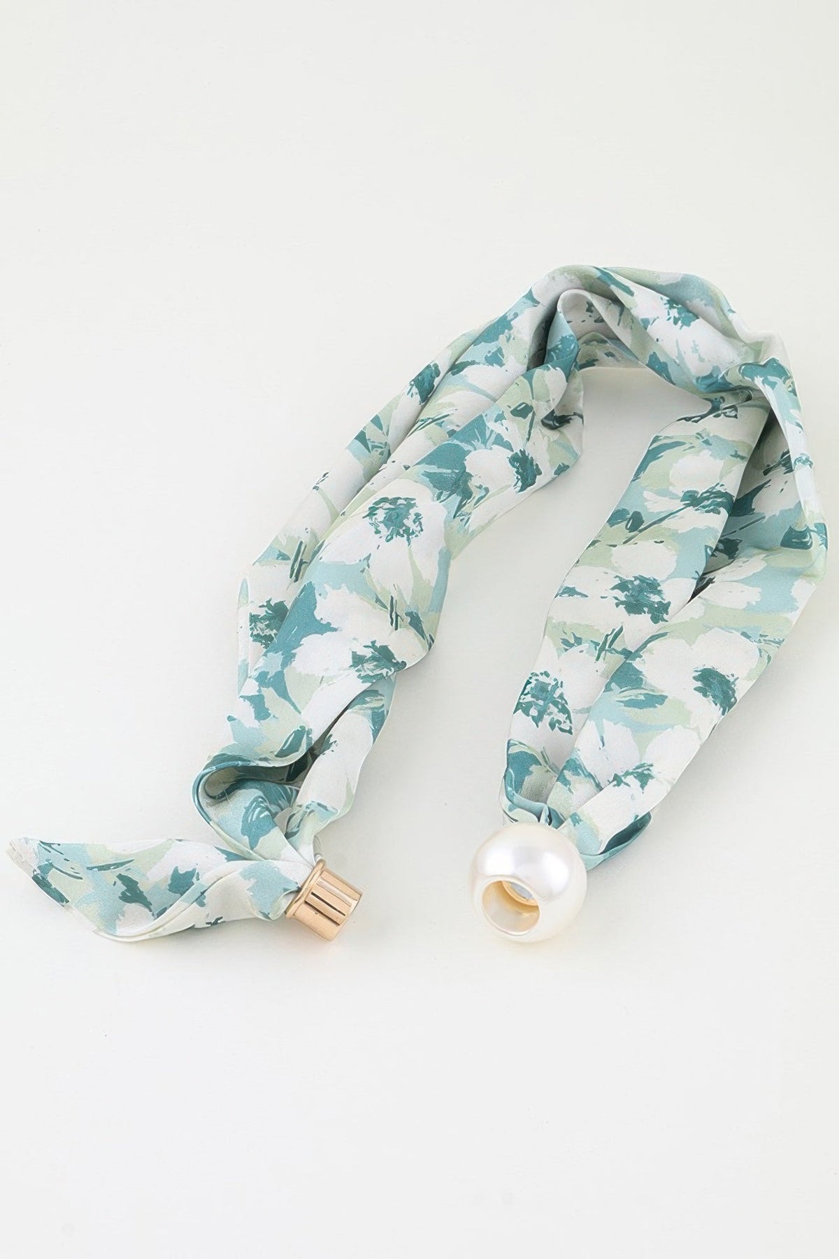 Rose Scarf Wrap Necklace