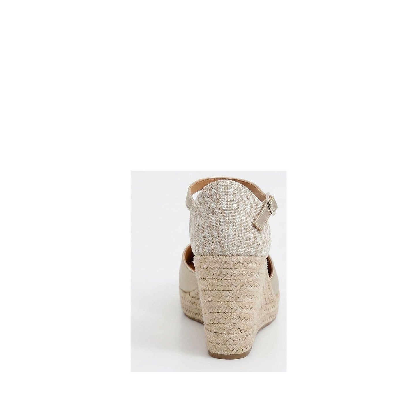 Jimena High Strap Gold-Linen