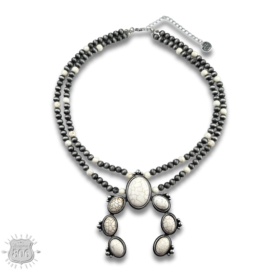 Western squash naja pendant necklace - LC
