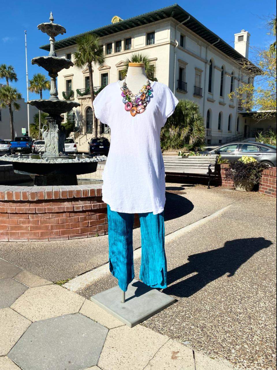 Deloris Pants 100% Cotton Gauze- With Pockets!