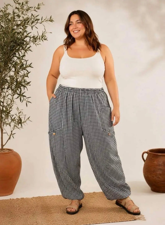 Italian Weekend Gingham Pants
