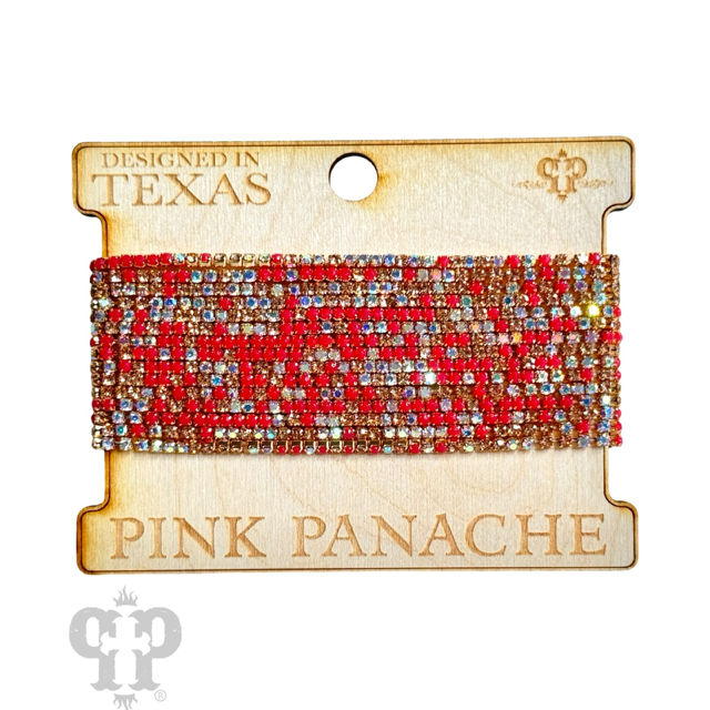 Rhinestone bracelet set, multiple strands