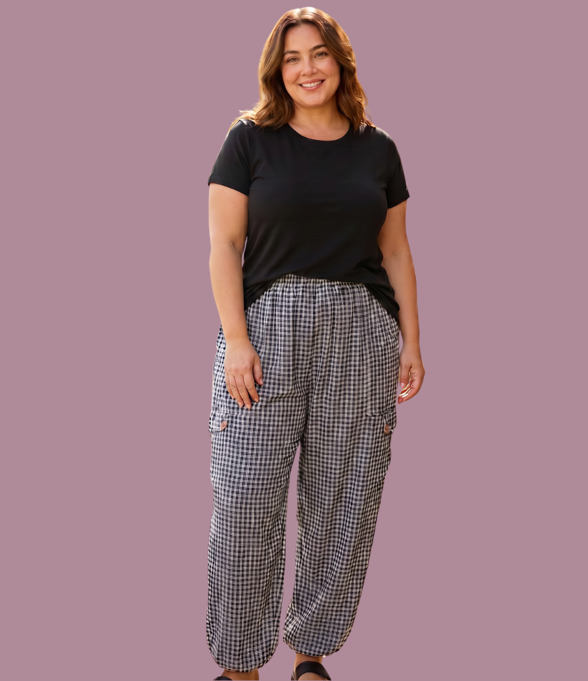 Italian Weekend Gingham Pants