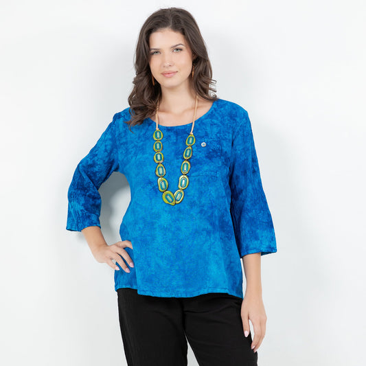 Leah Tuxedo Top with New Colors! 100% Cotton Gauze