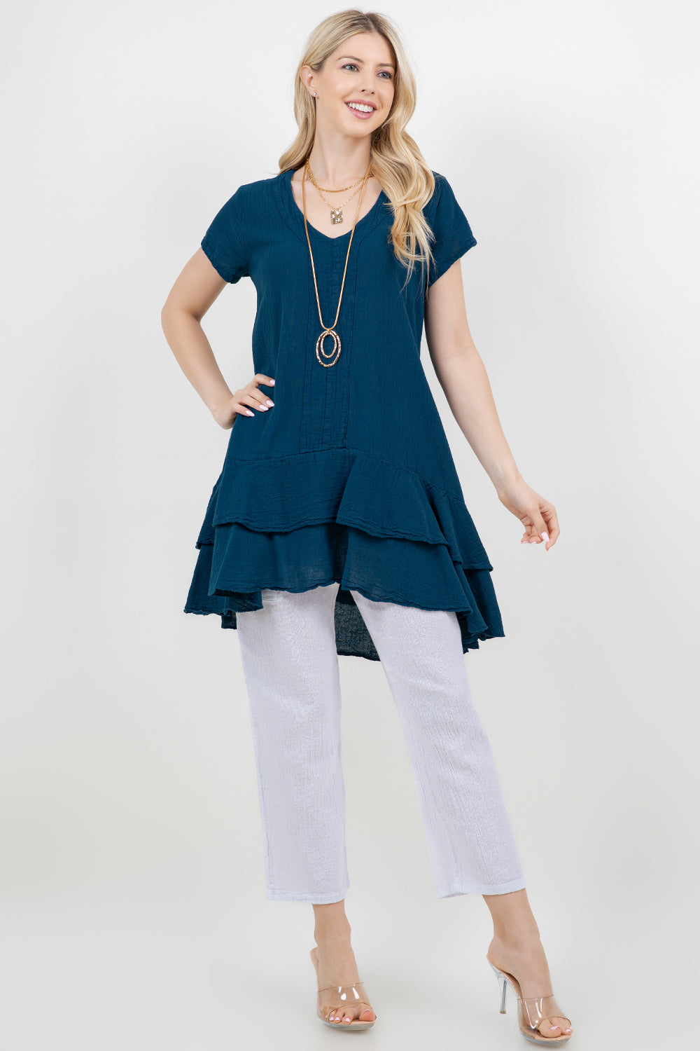 Andrea Top- 100% Cotton Gauze