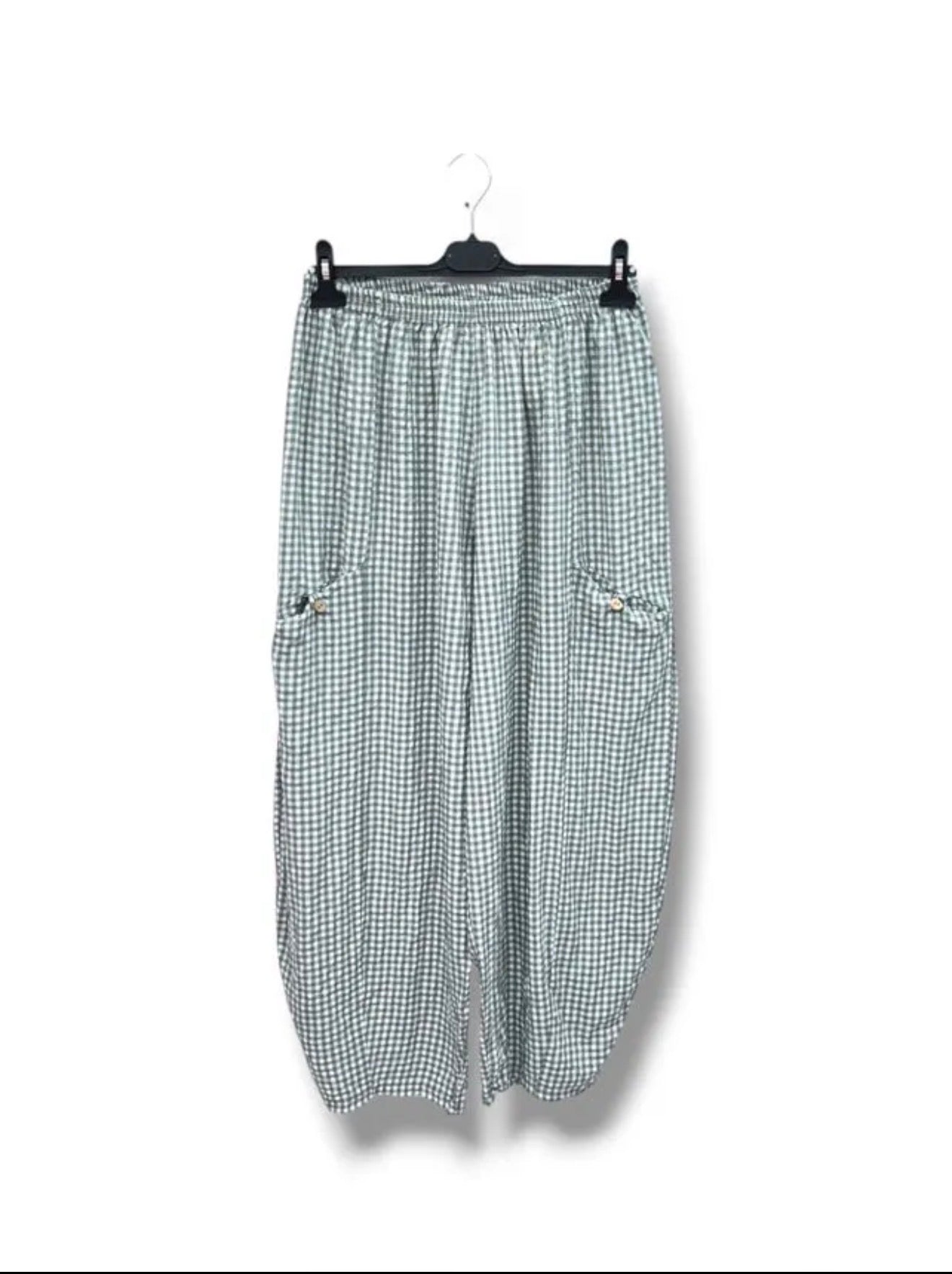 Italian Weekend Gingham Pants