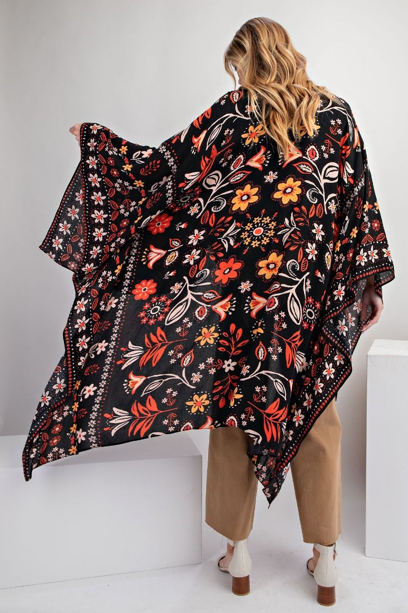 E33 Easel All I Need Flowy Kimono