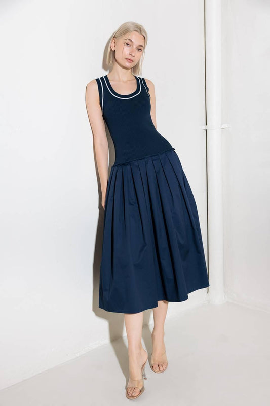 CELEBRATE EVERYDAY NAVY DRESS
