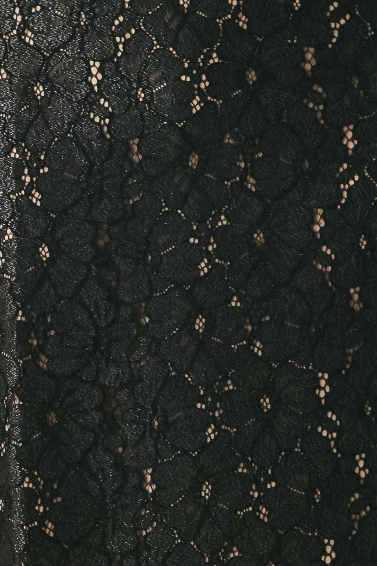 NOIR LACE AFFAIR BLACK/NUDE LACE PENCIL SKIRT