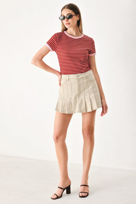 SOFT POWER WOVEN SKORT