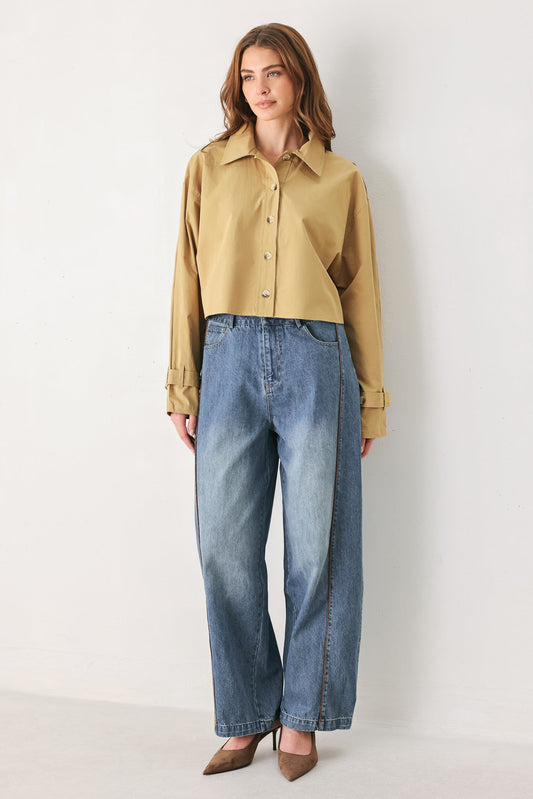 THE BEST OPTION WOVEN TOP