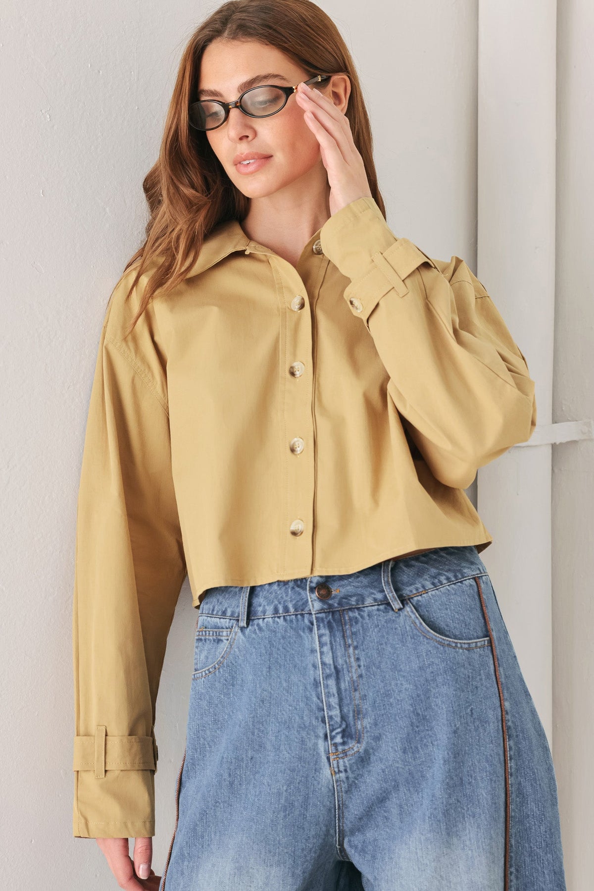 THE BEST OPTION WOVEN TOP