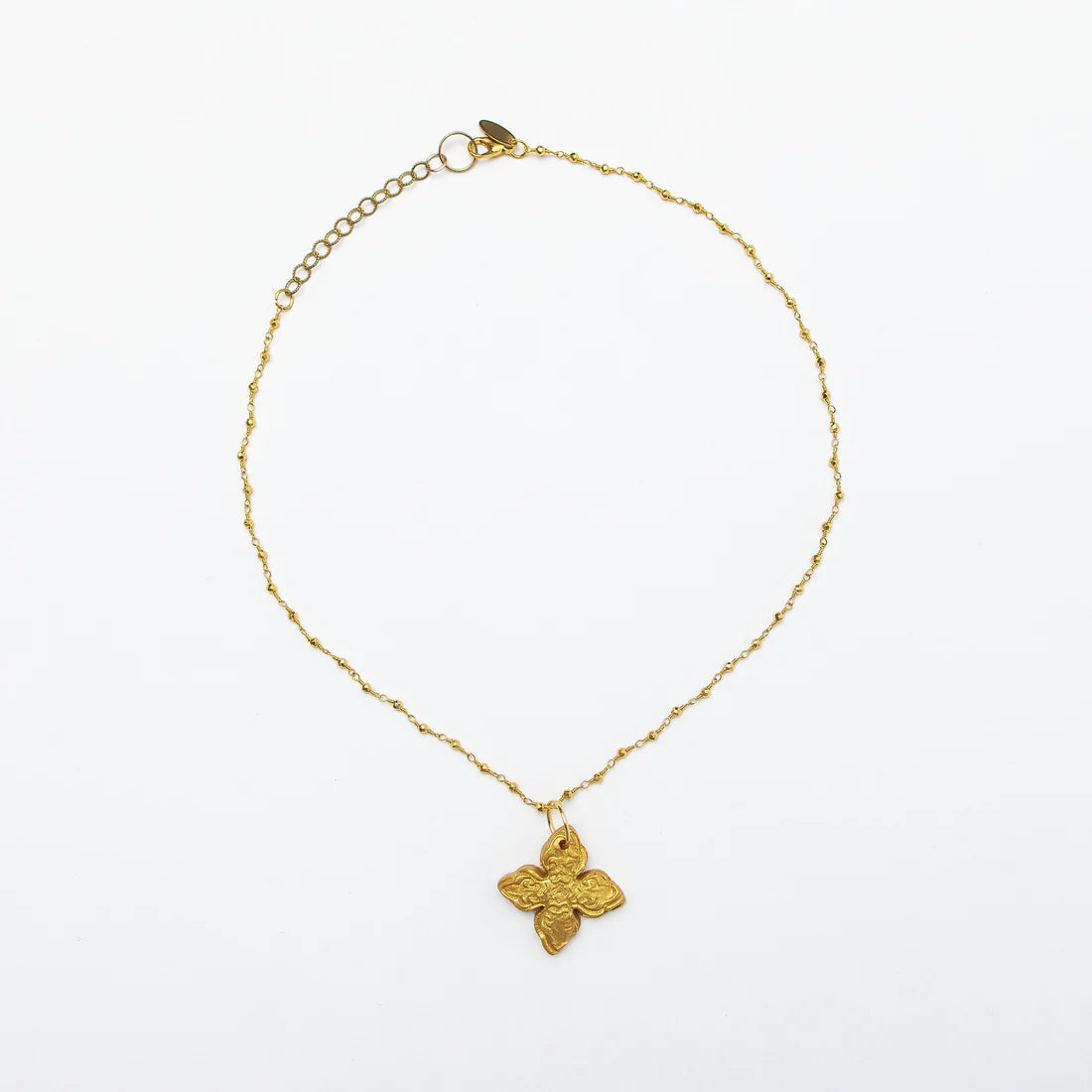 HT1 Hidden Truth Gold Pyrite Chain with Kait Cross