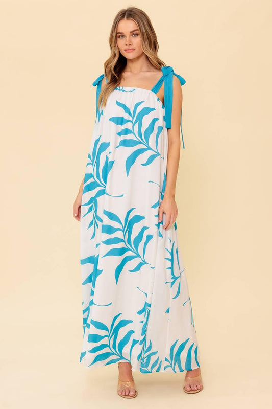 AMALFI COAST WOVEN MAXI DRESS