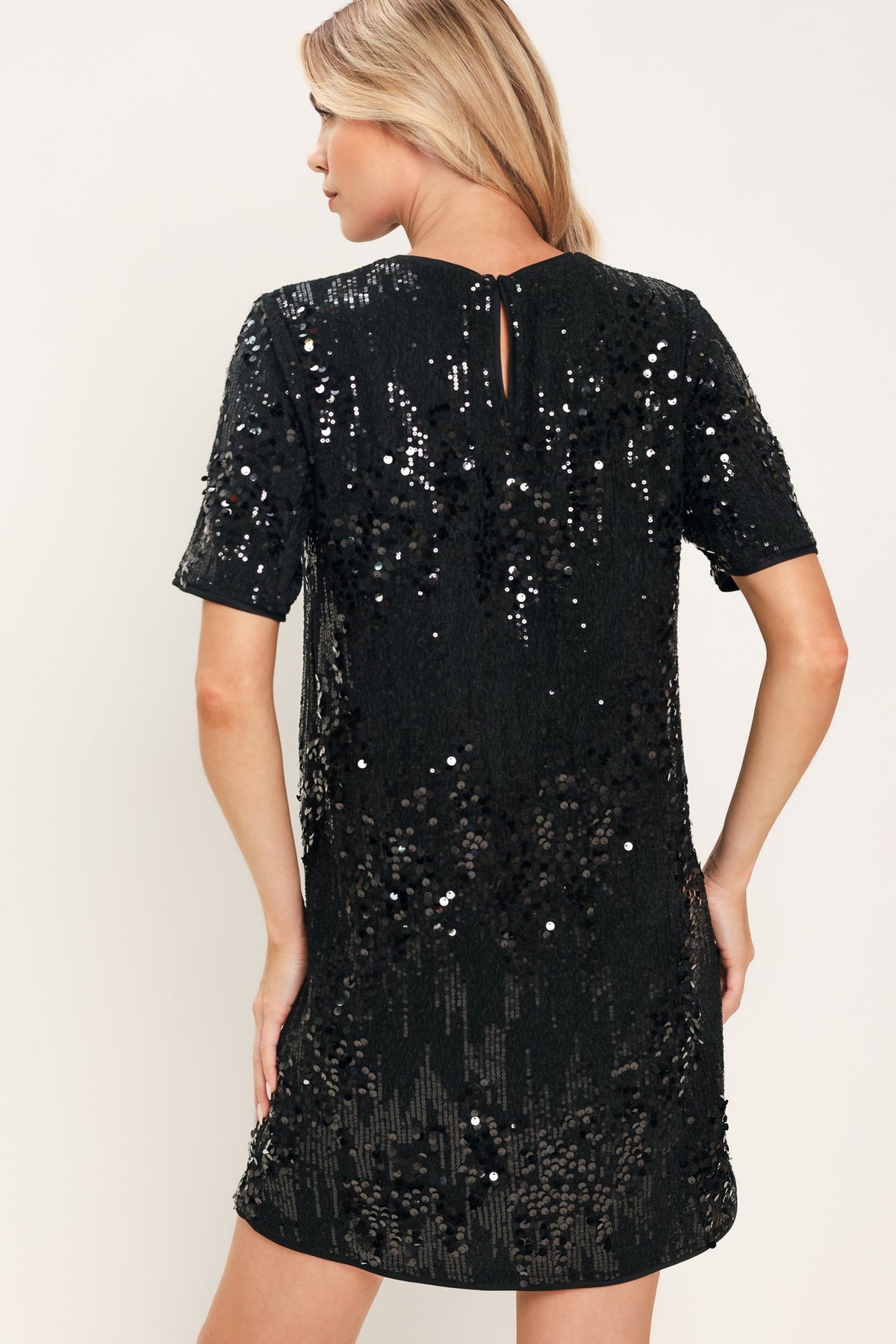 NOIR & IVORY STATEMENT DRESS
