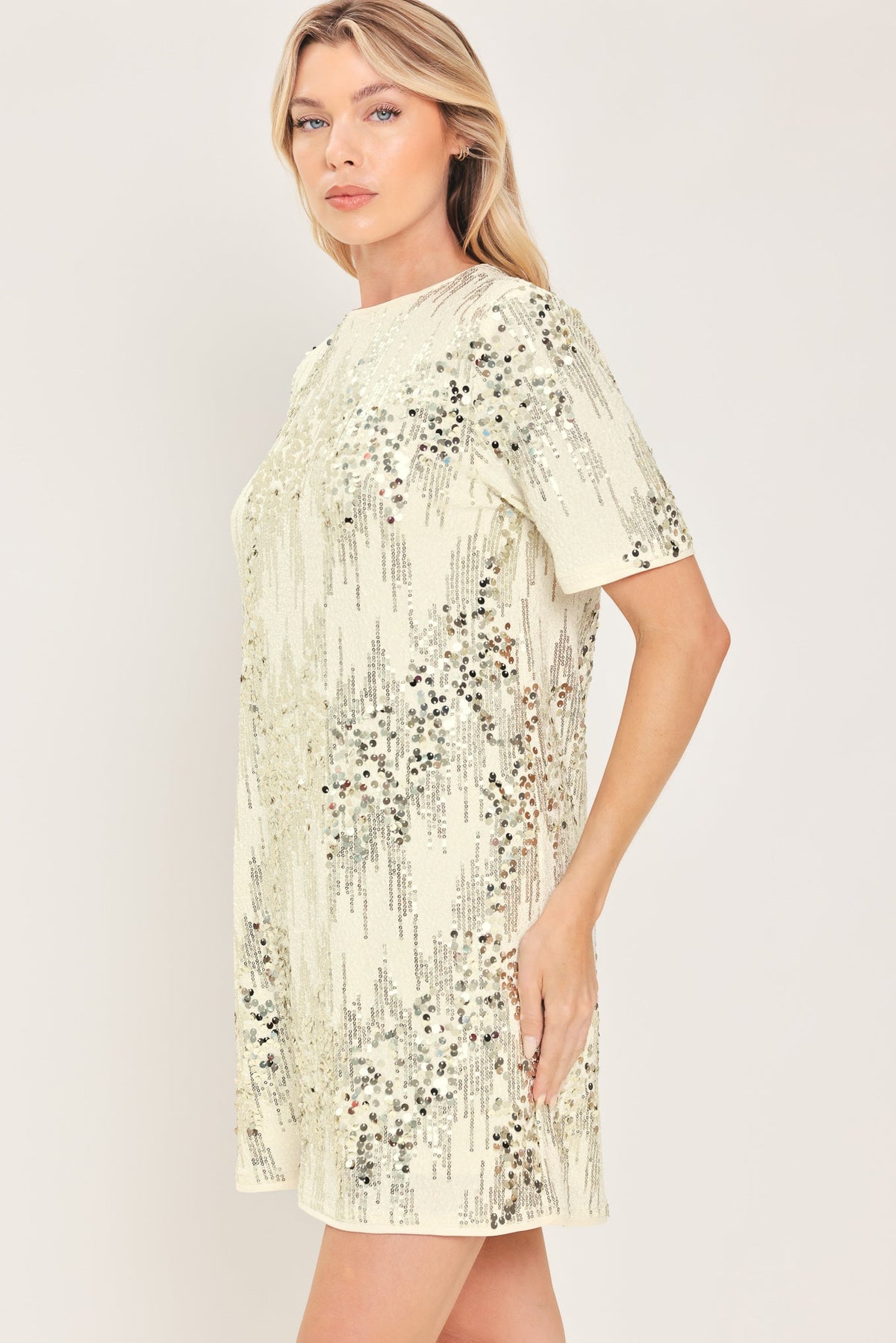 NOIR & IVORY STATEMENT DRESS