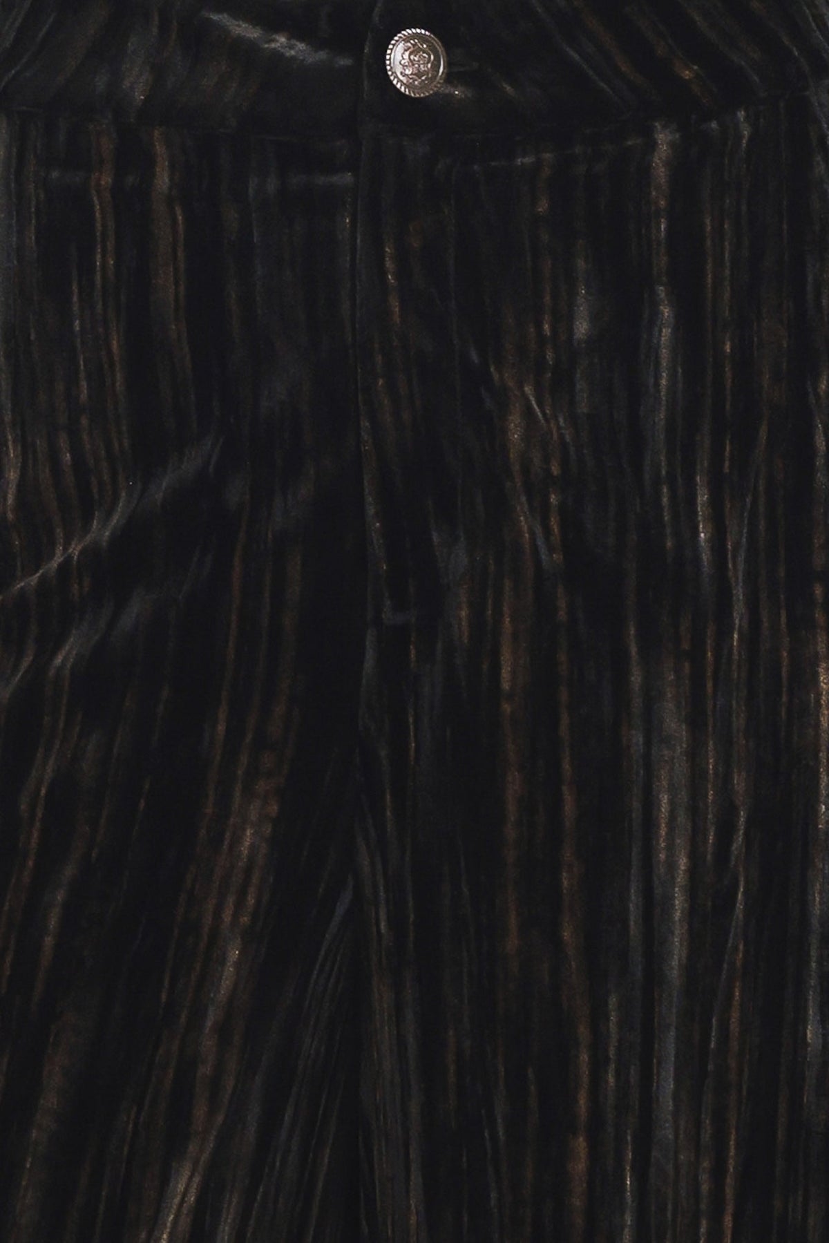 VELVET CURRENT BLACK TEXTURED WIDE-LEG PANTS
