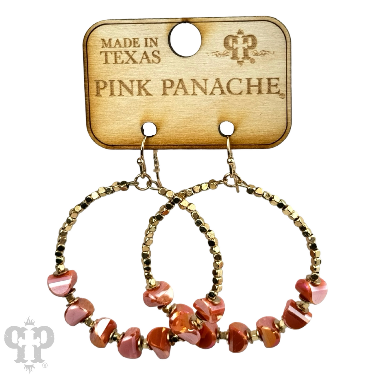 Stone circle earring, last call