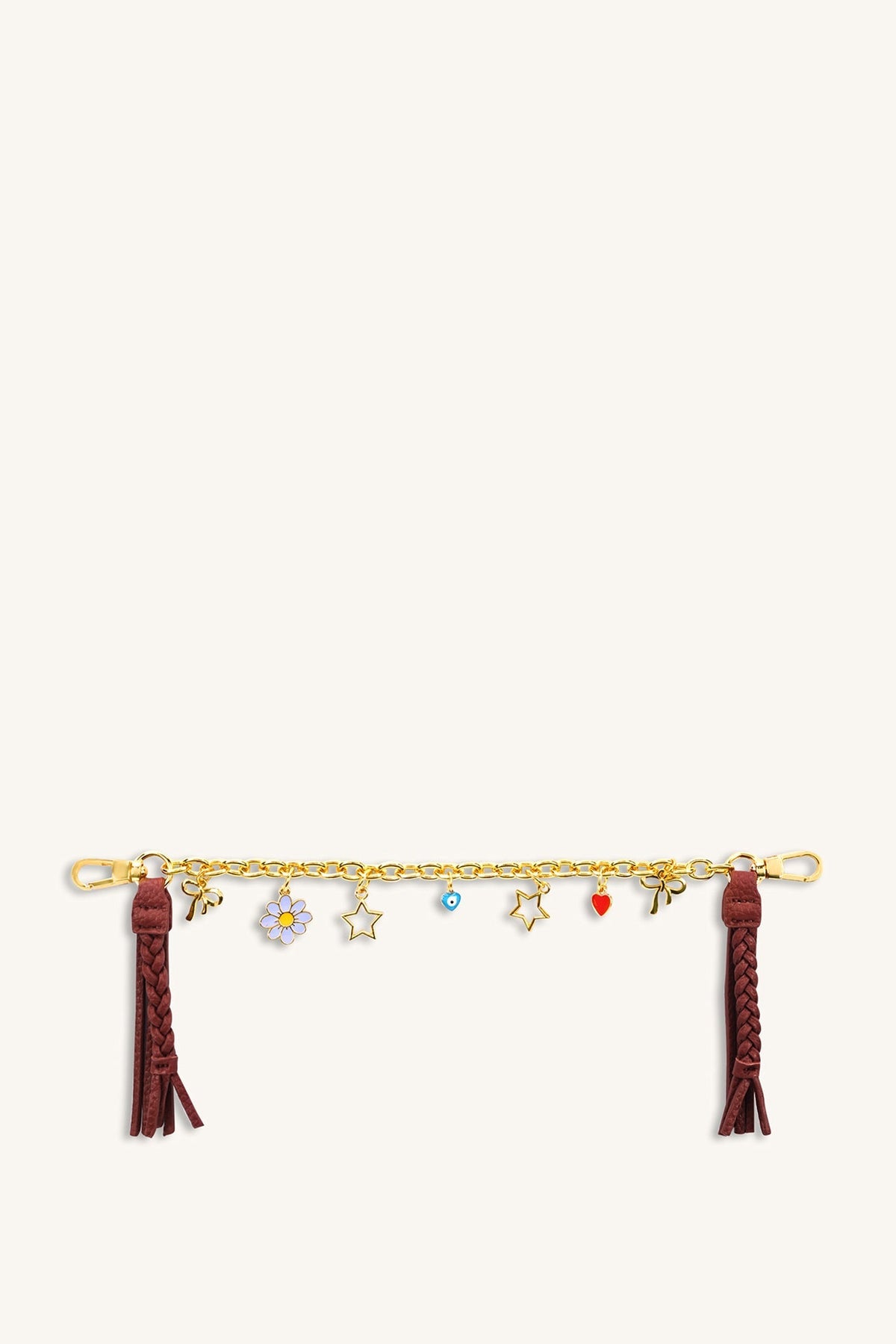 Mira & Moss Celeste Charm Chain - Brown