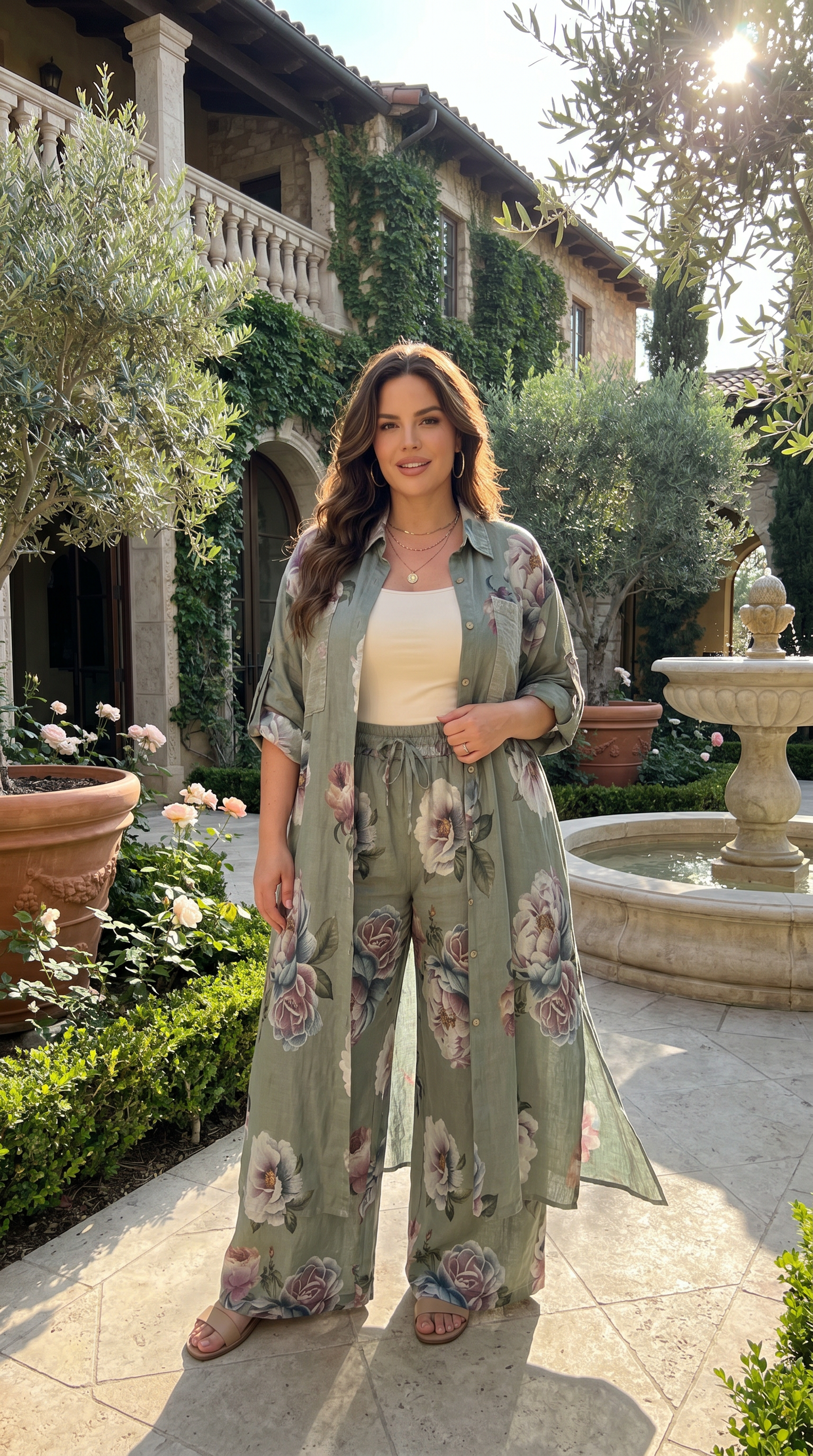 Italian Portofino Luxury Linen Set
