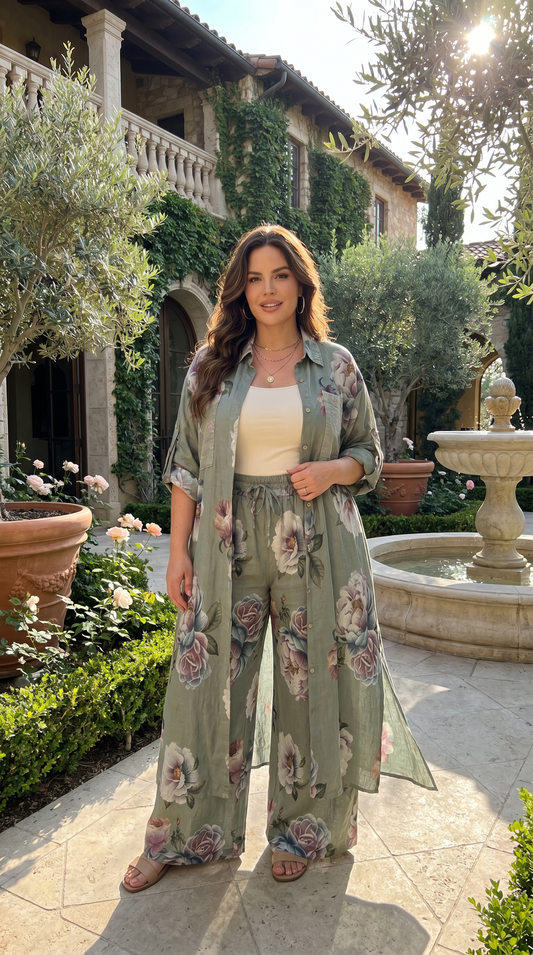 Italian Portofino Luxury Linen Set