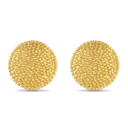 Merry Disc Stud Earrings