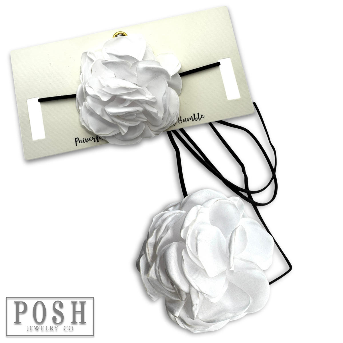 Flower choker necklace, last call
