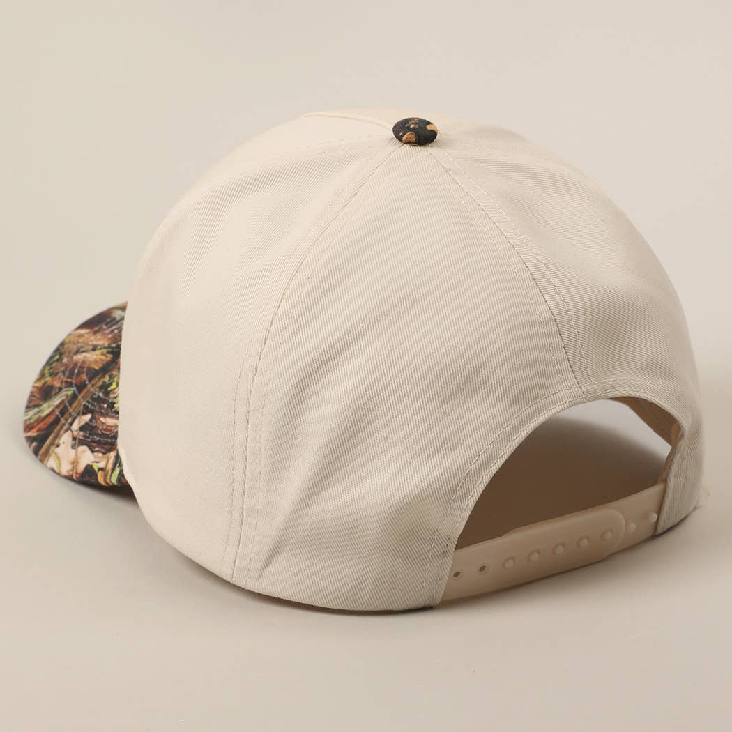 "Beer Me" Embroidered Trucker Hat — Leopard or Camo with Adjustable Strap & Breathable Mesh