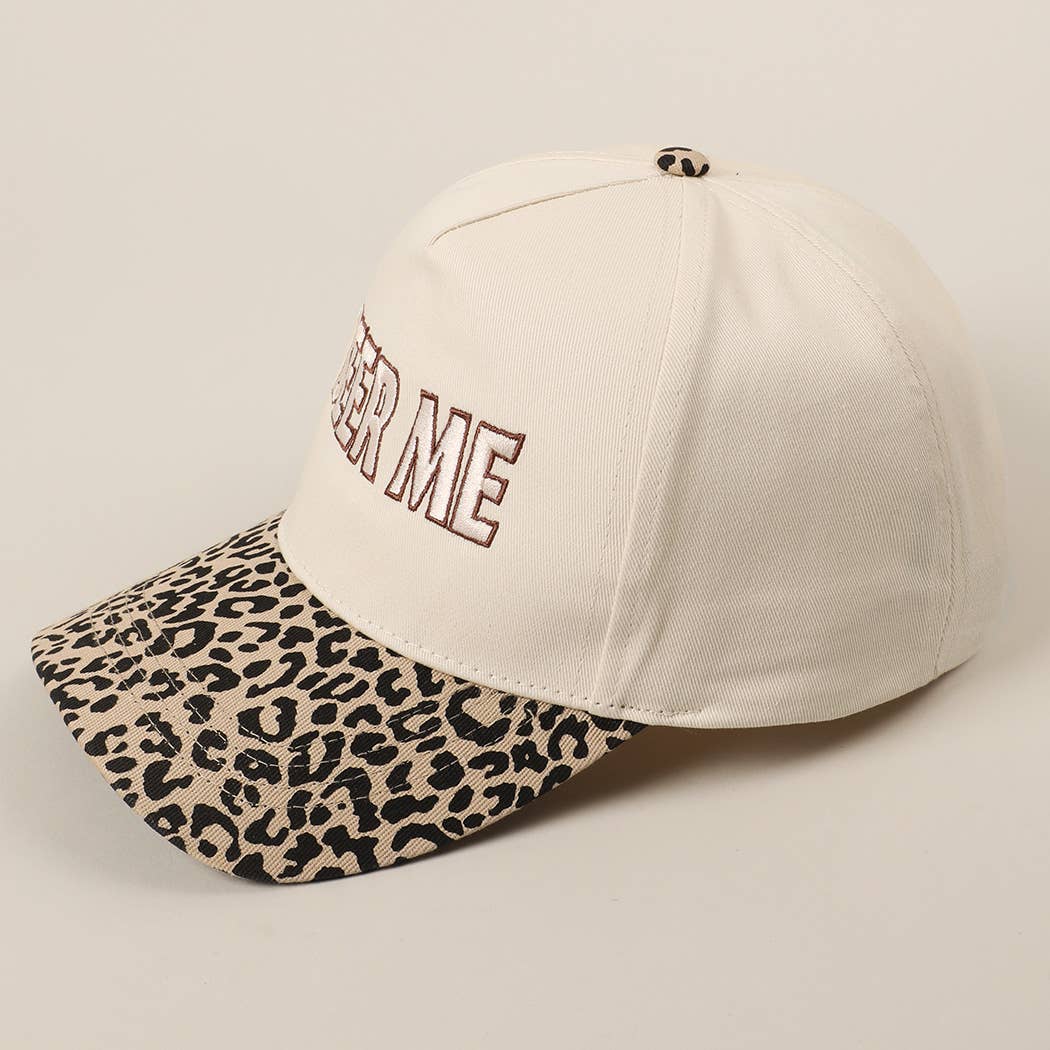 "Beer Me" Embroidered Trucker Hat — Leopard or Camo with Adjustable Strap & Breathable Mesh