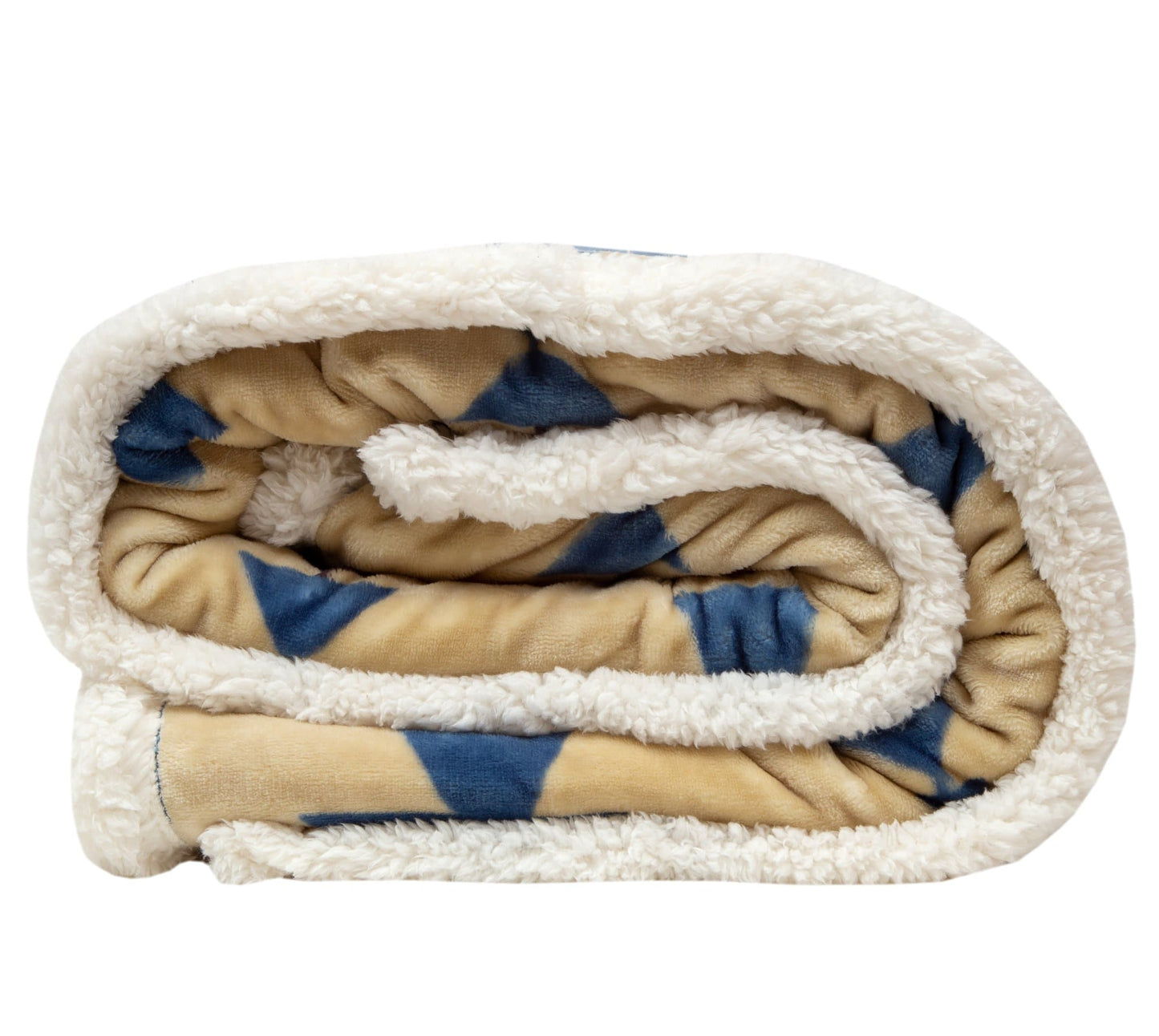 Blue River Southwestern Plush Sherpa Throw Blanket — 54" × 68"