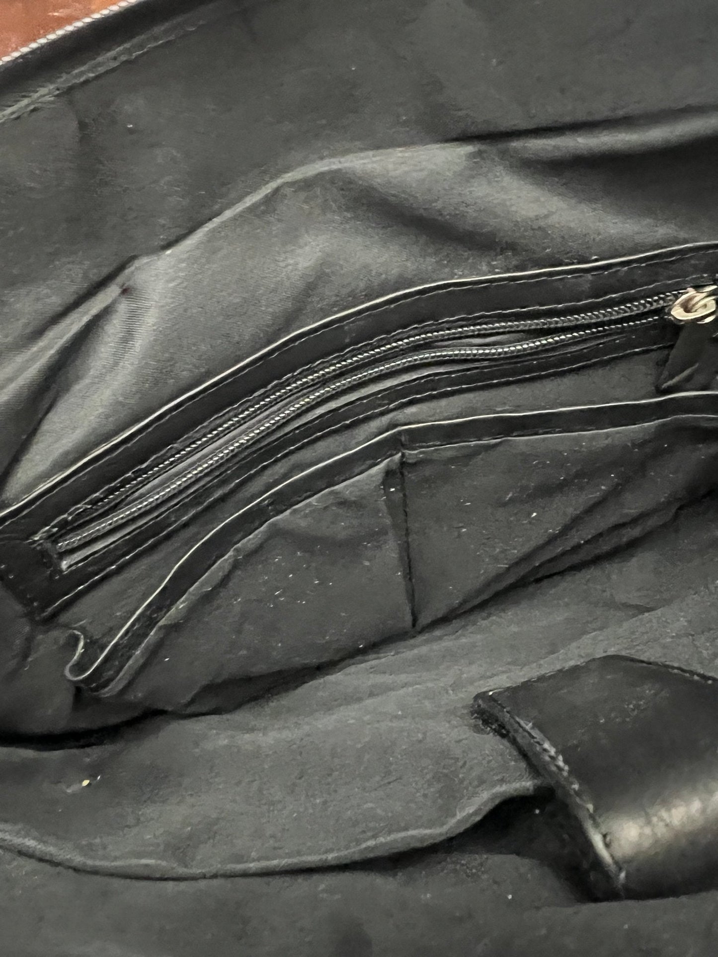 Western Brindle Hair-on-Hide Purse — Padded Laptop Compartment with Adjustable Crossbody Strap (14.5")
