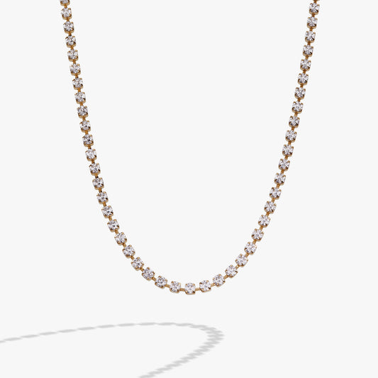 Crystal Tennis Chain Necklace