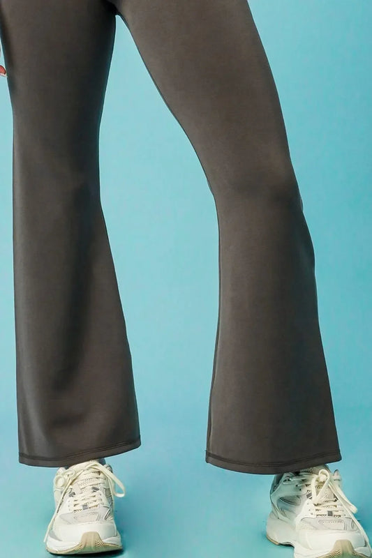 Umgee High-Waisted Flare Leggings