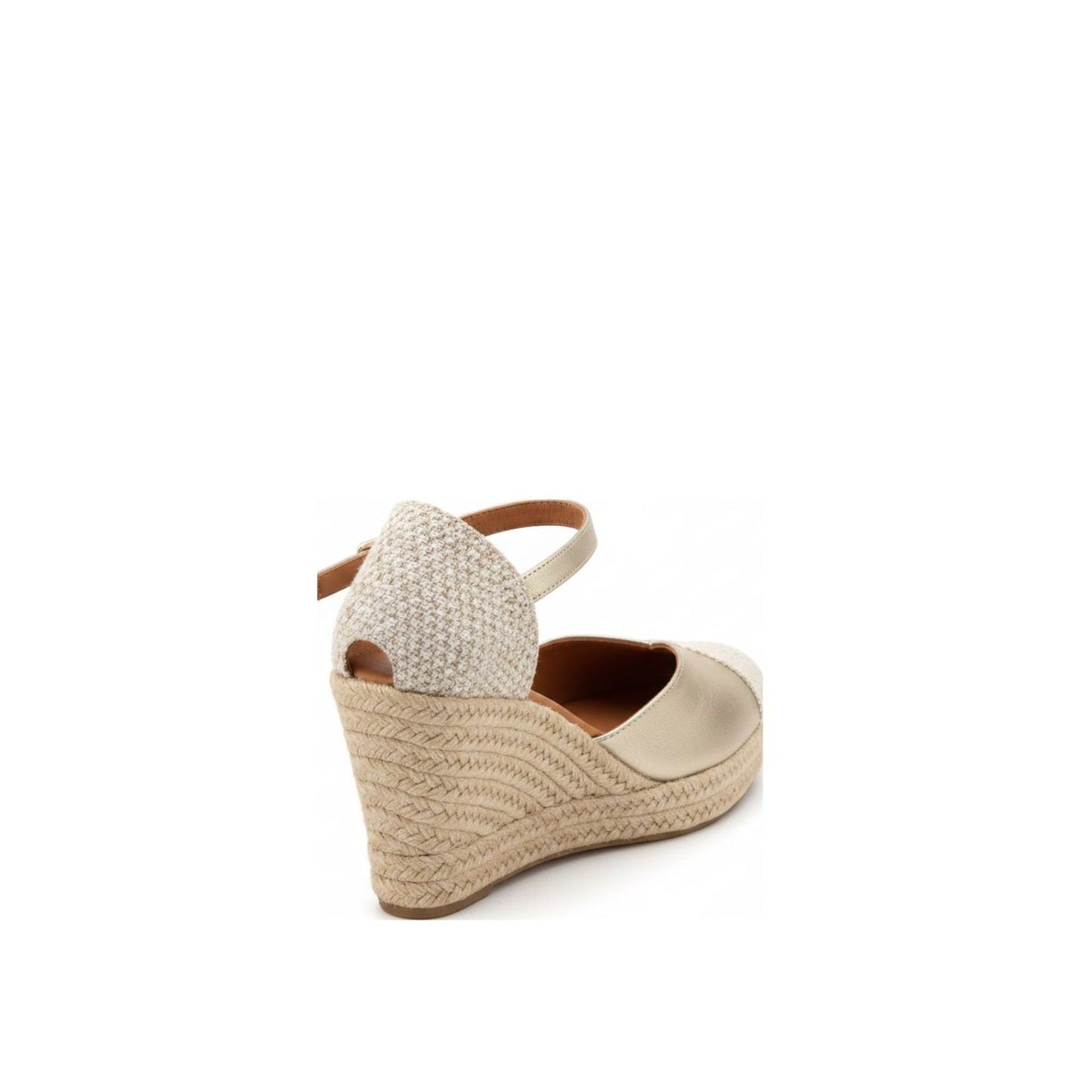 Jimena High Strap Gold-Linen