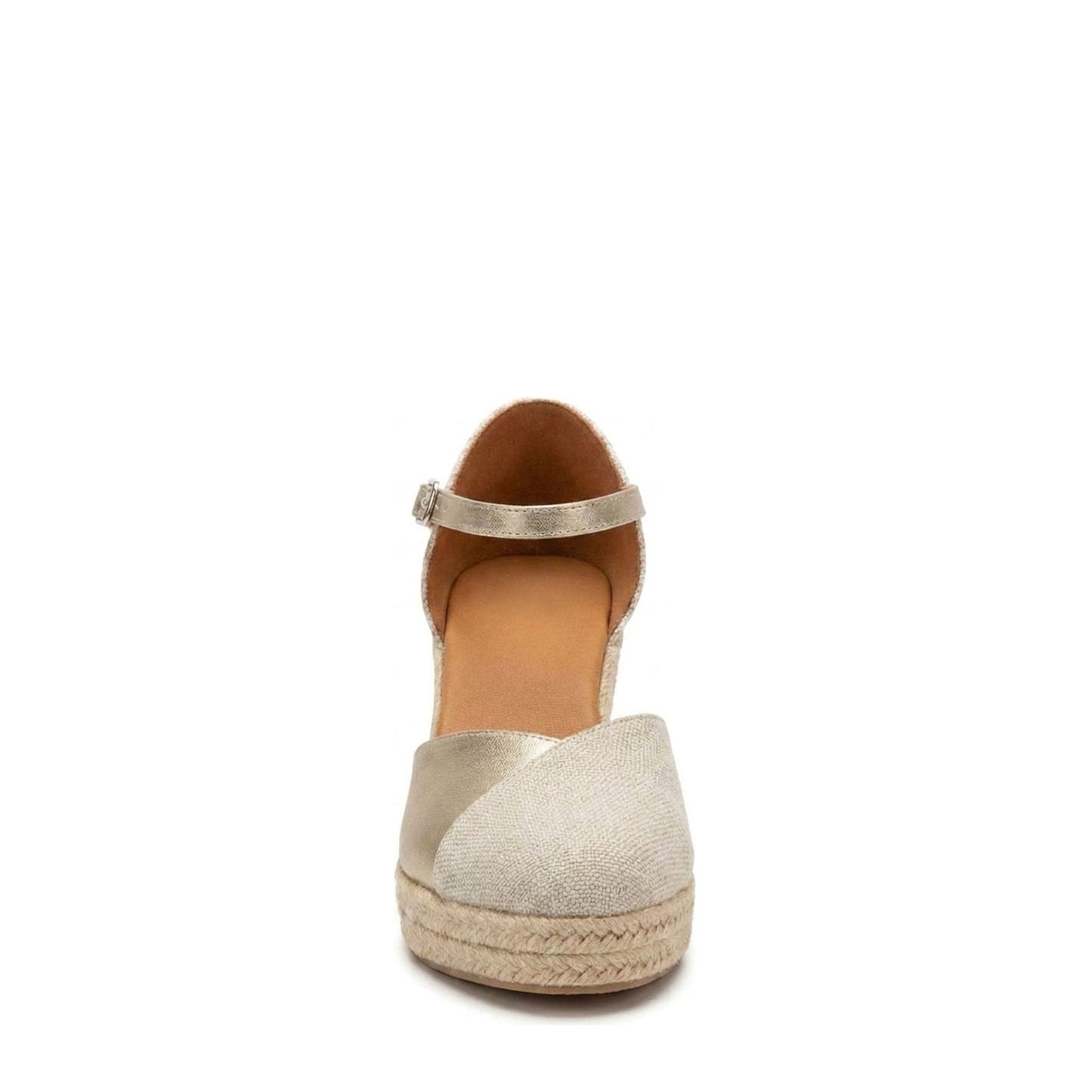 Jimena High Strap Gold-Linen