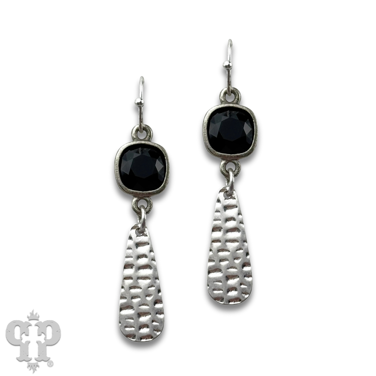 Raindrop earring with Austrian crystal - LC