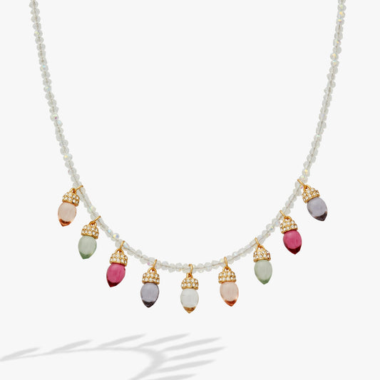 Christmas Muted Light Bulb Necklace