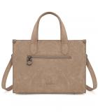 Montana West Aztec Tote Crossbody Bag — Suede-Look PU Leather with Aztec Whipstitch (Larger Size)