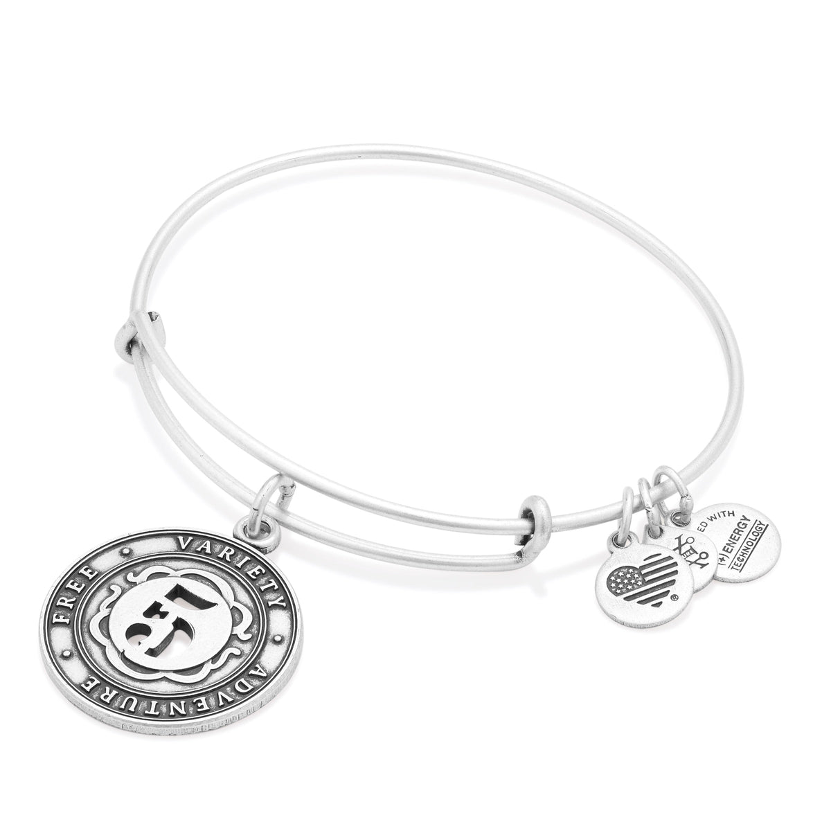 Number 2 Charm Bangle Bracelet | Grace, Comfort, and Sensitive