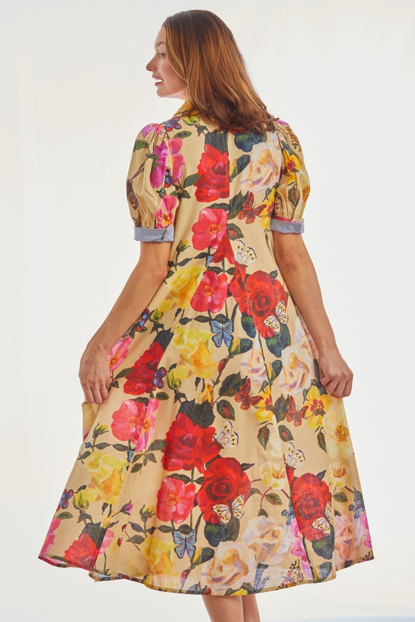 Montauk Dress Vintage Floral Print