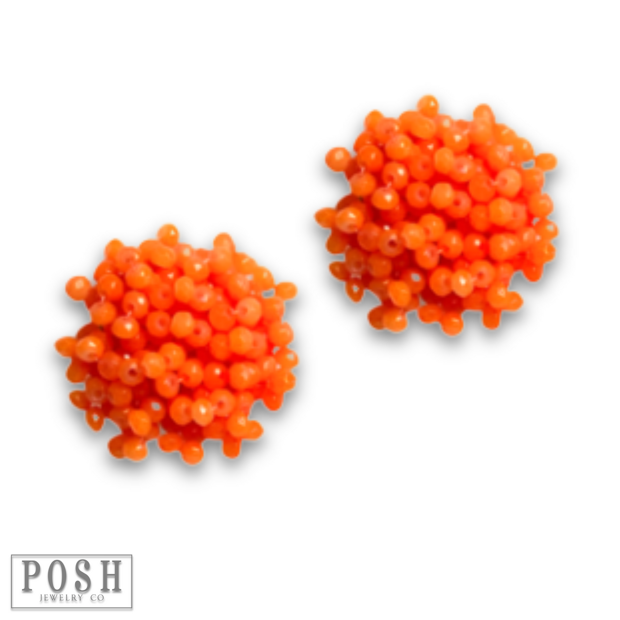 Neon cluster earring