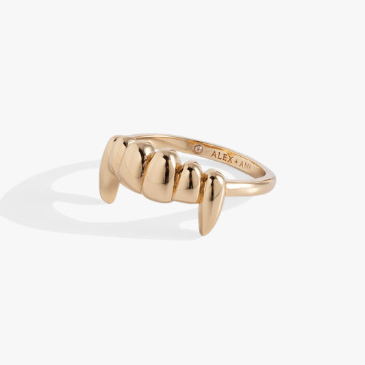 Vampire Teeth Fangs Ring