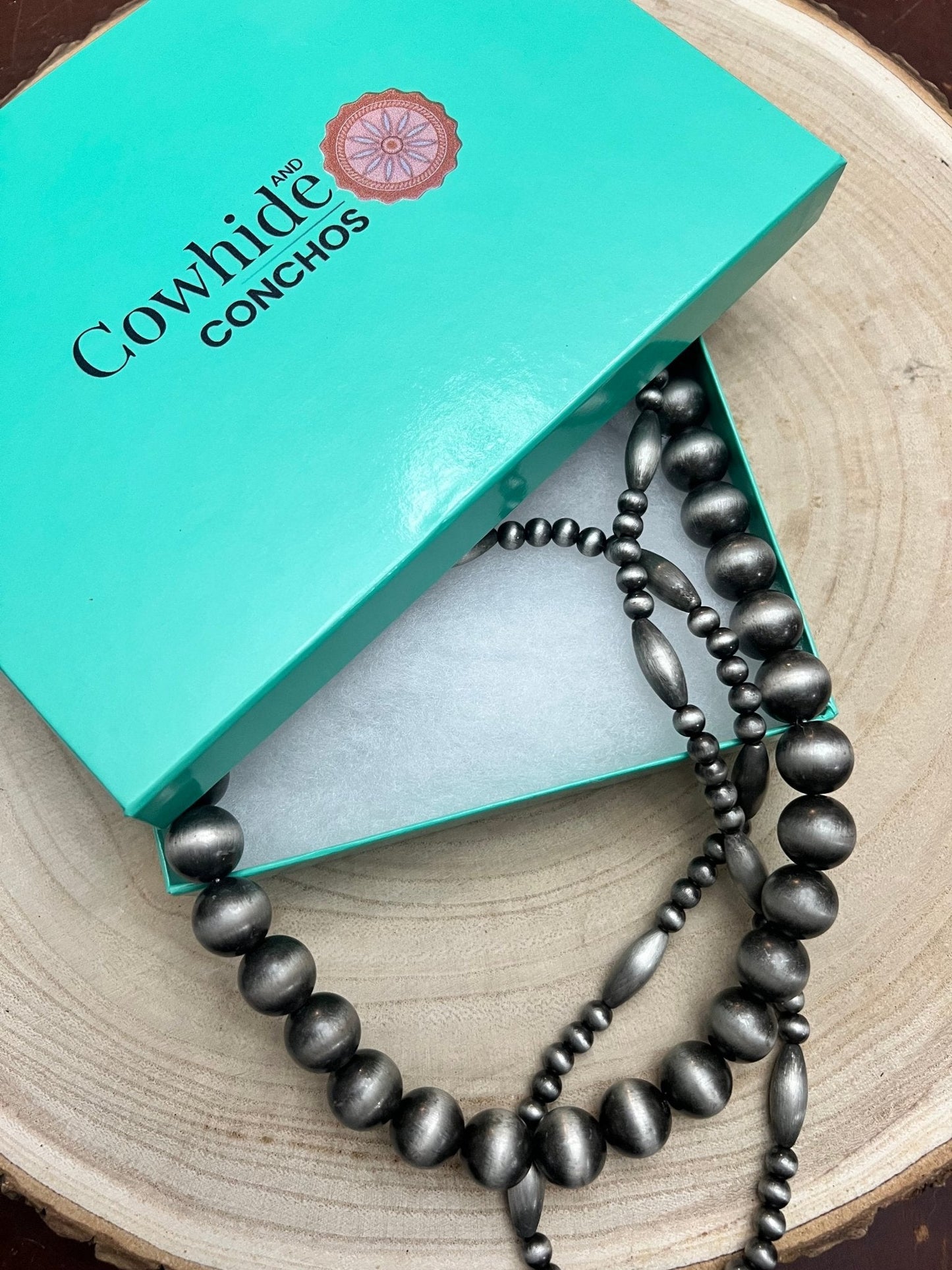 Western Faux Sterling Pearl 3-Piece Necklace Set — 18", 22", 26" Layered Trio